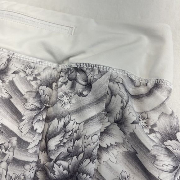 Lululemon Pace Rival Skirt Regular Length Mini Twine White Multi Size 4 Skort - Picture 14 of 14